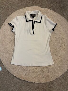 Size small ribbed polo shirts